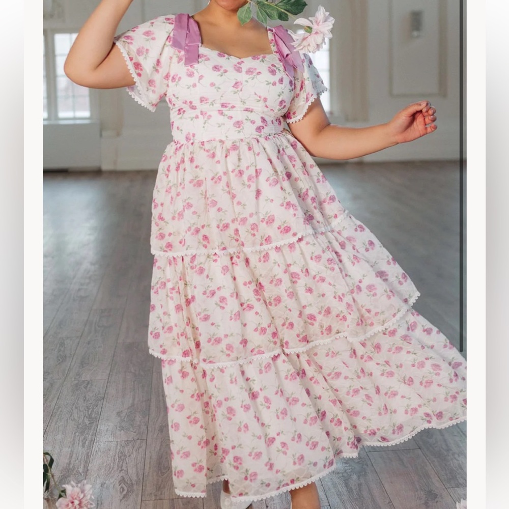 Ivy city co Annabelle dress roses 4x